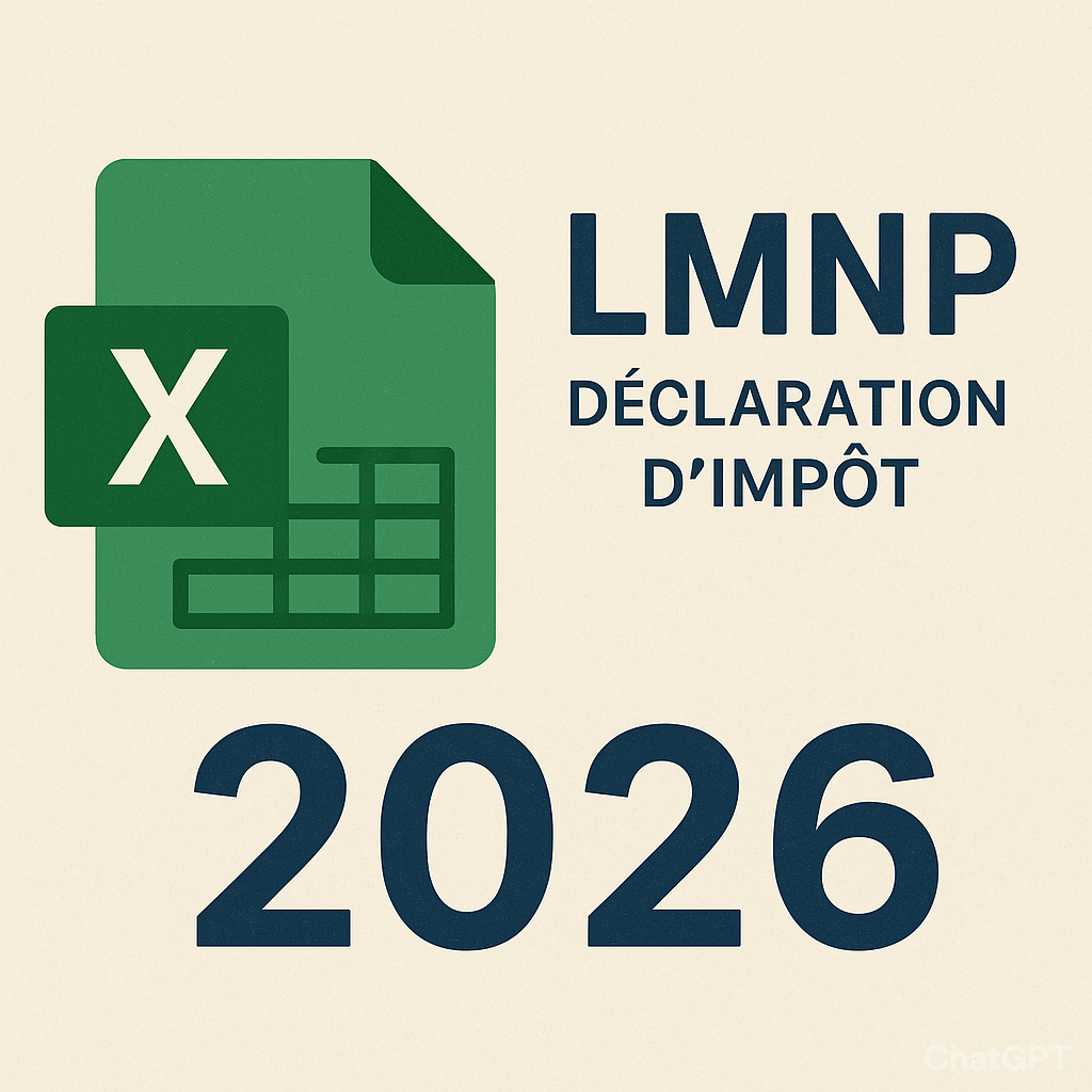 Un fichier Excel pour faire sa déclaration LMNP (version 2026)