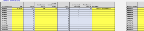 Modèle Excel de comptabilité LMNP et génération de liasse fiscale 2025 – Image 9